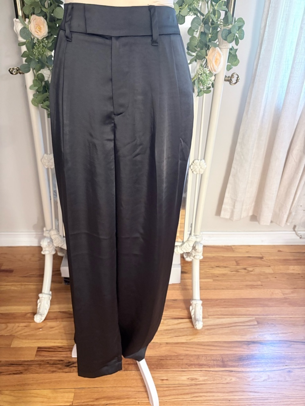 a new day Charcoal Pleated Trousers - Picture 3 of 5
